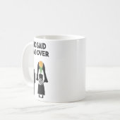 Funny Pineaple Swinger Geschenk Wedding Bride Groo Kaffeetasse (Vorderseite Links)
