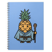 Funny Pineapple Sensei Master Samurai Illustration Notizblock (Vorderseite)