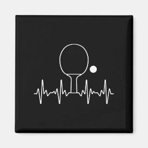 Funny Ping Pong Geschenk für Männer Frauen Tischte Magnet