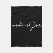 Funny Ping Pong Gift For Men Women Table Tennis He Fleecedecke (Vorderseite)