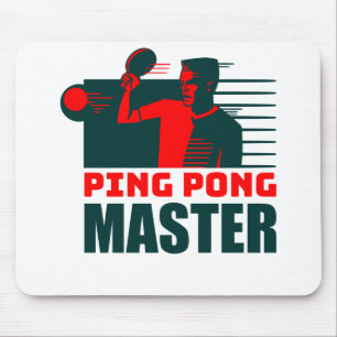 Funny Ping Pong Lovers - Tischtennis Mousepad