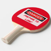Funny Ping Pong Paddle - bereit zu verlieren Tischtennis Schläger (Vorderseite)
