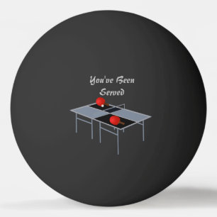 Funny Ping Pong Table diente Design, Tischtennisball