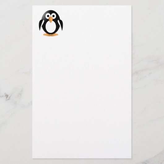 Funny Pinguin Briefpapier (Vorderseite)