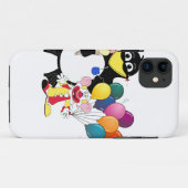 Funny Pinguin & Clown Cartoon Case-Mate iPhone Hülle (Rückseite (Horizontal))