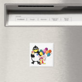 Funny Pinguin & Clown Cartoon Magnet (In Situ (Geschirrspüler))