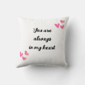 Funny Pinguin Couple, Tiere in Liebe Kissen (Rückseite)