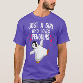 Funny Pinguin Design für Frauen Mädchen Kinder Aqu T-Shirt