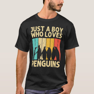 Funny Pinguin For Boys Kids Pinguins Bird Animal R T-Shirt