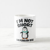Funny Pinguin Fun Zitat Little Tiny Pinguins Gesch Kaffeetasse (Mittel)