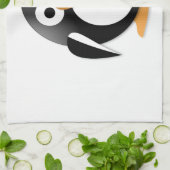 Funny Pinguin Handtuch (Gefaltet)