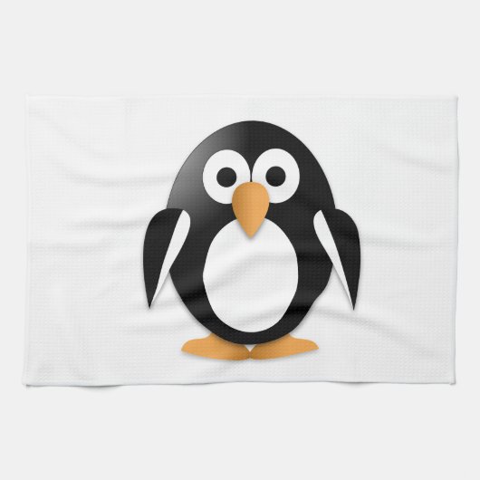 Funny Pinguin Handtuch (Horizontal)