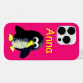 Funny Pinguin, personalisiert Case-Mate iPhone Hülle (Rückseite (Horizontal))