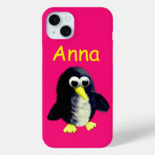Funny Pinguin, personalisiert Case-Mate iPhone Hülle (Rückseite)