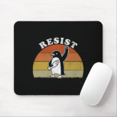 Funny Pinguin Resist Pinguine Protest gegen Tari Mousepad (Mit Mouse)