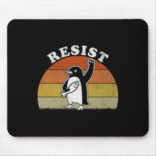 Funny Pinguin Resist Pinguine Protest gegen Tari Mousepad