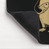 Funny Pinguin Resist Pinguine Protest gegen Tari Mousepad (Ecke)
