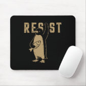Funny Pinguin Resist Pinguine Protest gegen Tari Mousepad (Mit Mouse)