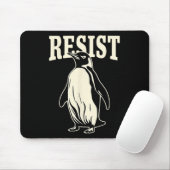 Funny Pinguin Resist Pinguine Protest gegen Tari Mousepad (Mit Mouse)
