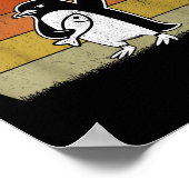 Funny Pinguin Resist Pinguine Protest gegen Tari Poster (Ecke)
