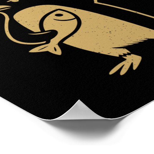 Funny Pinguin Resist Pinguine Protest gegen Tari Poster (Ecke)