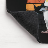 Funny Pinguin Resist Protest gegen Spaß von Zöllen Mousepad (Ecke)