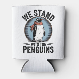 Funny Pinguin Resist Protest gegen Tarrifs Dosenkühler