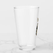 Funny Pinguin Resist Protest gegen Tarrifs Glas (Rechts)