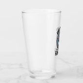 Funny Pinguin Resist Protest gegen Tarrifs Glas (Rechts)