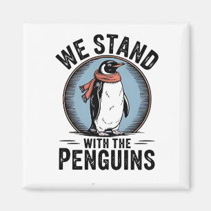 Funny Pinguin Resist Protest gegen Tarrifs Magnet