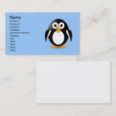 Funny Pinguin Visitenkarte (Vorne/Hinten)