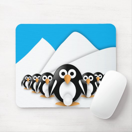 Funny Pinguins Mousepad (Mit Mouse)