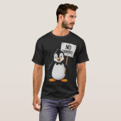 Funny Pinguins NO TARIFFS-Steuern T-Shirt (Vorne ganz)