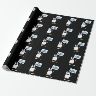 Funny Pinguins NO TARIFFS Taxes Unglaublich witzig Geschenkpapier