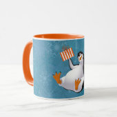 Funny Pinguins Tasse (Vorderseite Links)