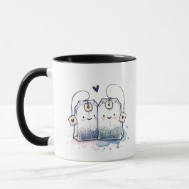 Funny Pink Best Tea Pun Spaß Freundschaft Tasse