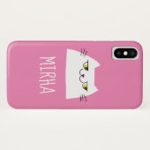 Funny Pink Case-Mate iPhone Hülle (Rückseite (Horizontal))