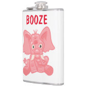 Funny Pink Elephask Flachmann (Links)