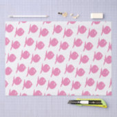 Funny Pink Fish Seidenpapier (Handwerk)