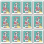 FUNNY PINK FLAMINGO SANTA CLAUS CHRISTMAS AUFKLEBER<br><div class="desc">MACHEN SIE IHREN URLAUB MIT EINEM BLATT DIESER HUMOREN SANTA FLAMINGOS. 12 FARBHAFTE KLEINE KLEINEN AUS MEINER URSPRÜNGLICHEN KUNST. Ideal für Weihnachten. *Suchen Sie nach passenden Elementen ... ... Susan Brack Designs</div>