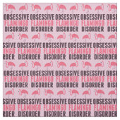 Funny Pink Flamingo Stoff (Muster)