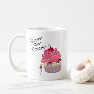 Funny Pink Kawaii Food Spaß Cupcake Halloween Kaffeetasse
