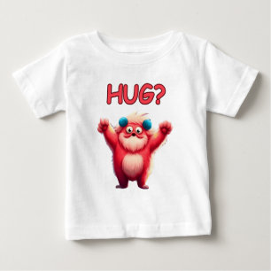 Funny Pink Monster Baby T-shirt