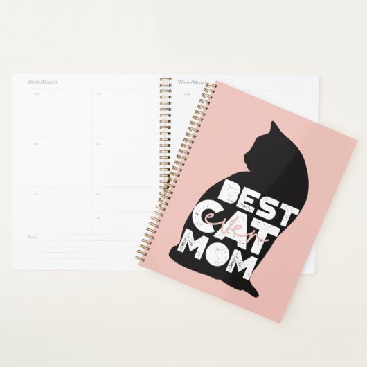 Funny Pink Mutter Tag Beste Katze Mama je Planer (Anzeige)