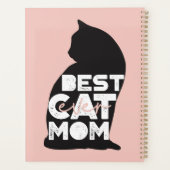 Funny Pink Mutter Tag Beste Katze Mama je Planer (Rückseite)
