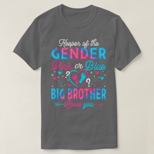 Funny Pink oder Blue Big Brother Lieben, die Sie G T-Shirt (Design vorne)