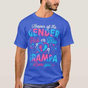 Funny Pink oder Blue Grampa Lieben Sie Geschlecht  T-Shirt