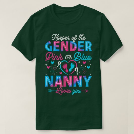 Funny Pink oder Blue Grube Lieben Sie Geschlecht z T-Shirt (Design vorne)