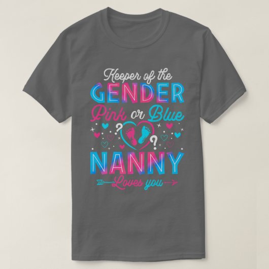 Funny Pink oder Blue Grube Lieben Sie Geschlecht z T-Shirt (Design vorne)