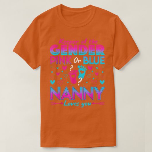 Funny Pink oder Blue Grube Lieben Sie Geschlecht z T-Shirt (Design vorne)